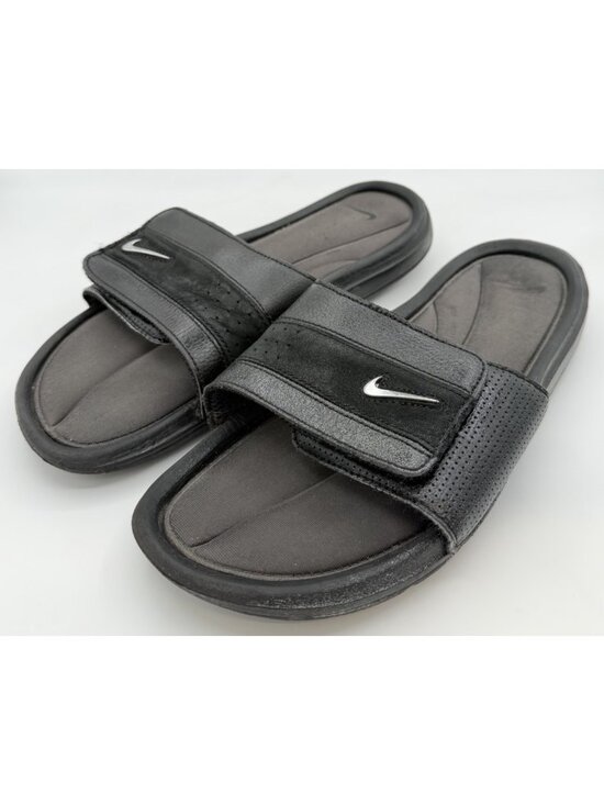 B6 Nike Comfort Slide Men\'s Size 10 Sports Sandals Black Anthracite 360884-001 main image 8